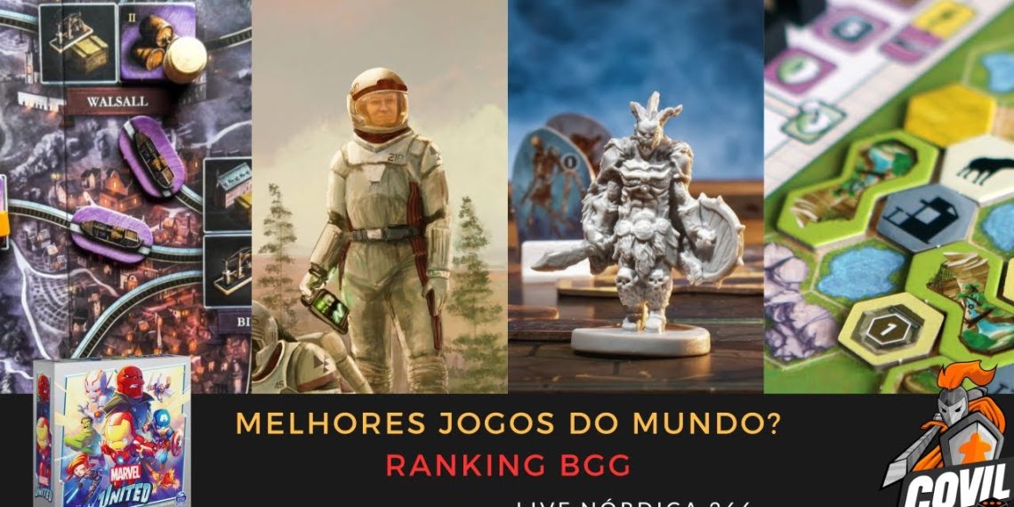 Live Nórdica 366 – Ranking BGG  (Os Melhores Jogos do Mundo?)