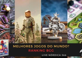 Live Nórdica 366 – Ranking BGG  (Os Melhores Jogos do Mundo?)