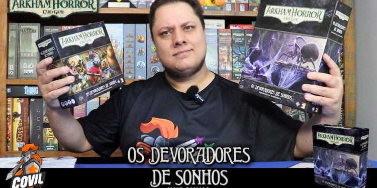 O Que tem na Caixa? Unboxing Arkham Horror – Os Devoradores de Sonhos (Expansões)