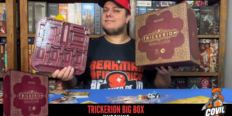 O que tem na Caixa? Unboxing Trickerion Big Box