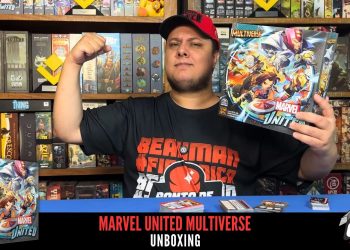 O que tem na Caixa? Unboxing Marvel United Multiverse