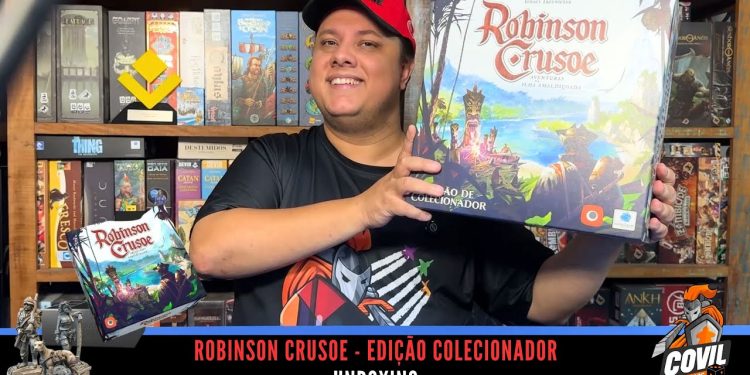 O que tem na Caixa? Unboxing Robinson Crusoé: Edição de Colecionador