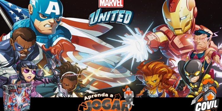 Aprenda a Jogar & Unboxing Marvel United Civil War