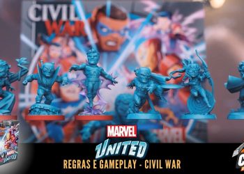 Marvel United Civil War –  Regras e Gameplay (Versão Galápagos)
