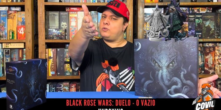 O Que Tem na Caixa? Unboxing Black Rose Wars Duelo – O Vazio