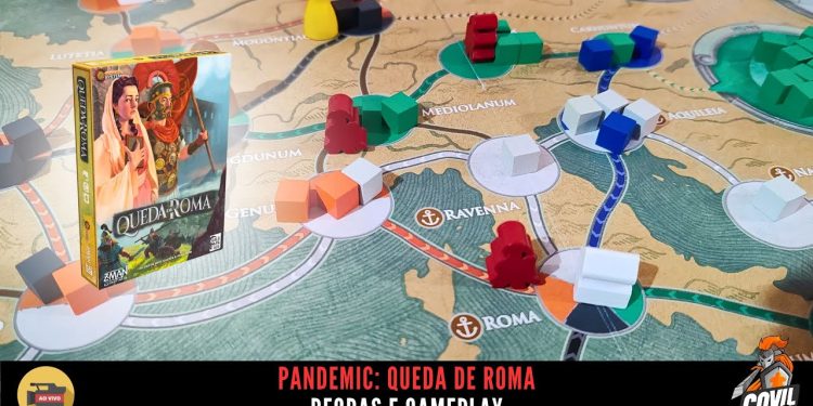 Pandemic Queda de Roma –  Regras e Gameplay