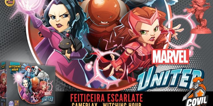 Marvel United Witching Hour – Feiticeira Escarlate –  Gameplay