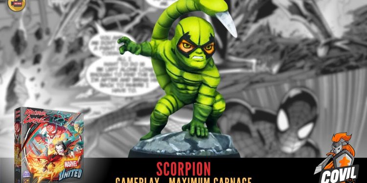 Marvel United Maximum Carnage – Scorpion –  Gameplay