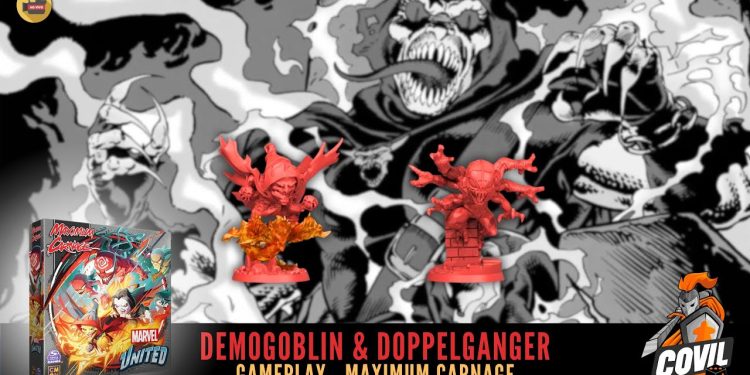 Marvel United Maximum Carnage – Demogoblin e Doppelganger –  Gameplay