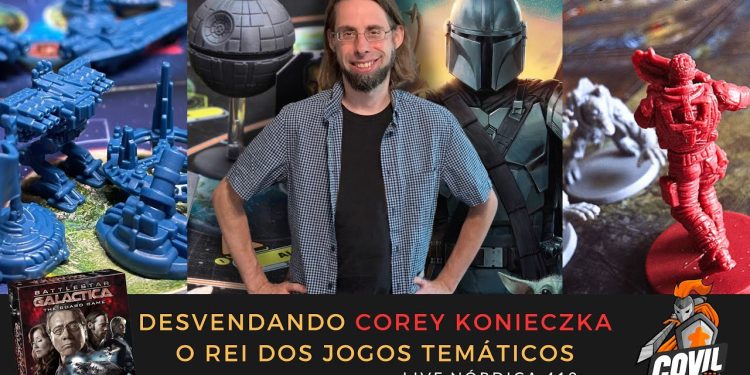 Live Nórdica 412 – Desvendando Corey Konieczka O Rei dos Jogos Temáticos