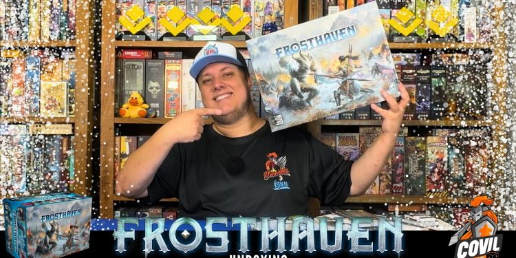 O Que Tem na Caixa?  Unboxing Frosthaven