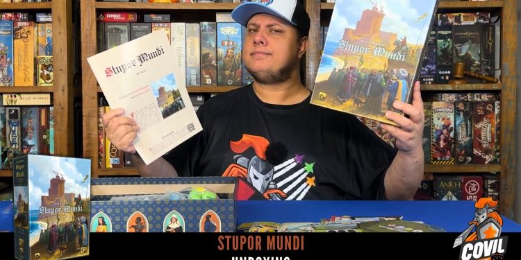 O que tem na Caixa? Unboxing Stupor Mundi