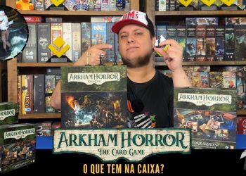 O Que tem na Caixa? Unboxing Arkham Horror – A Cidade Submersa (Expansões)