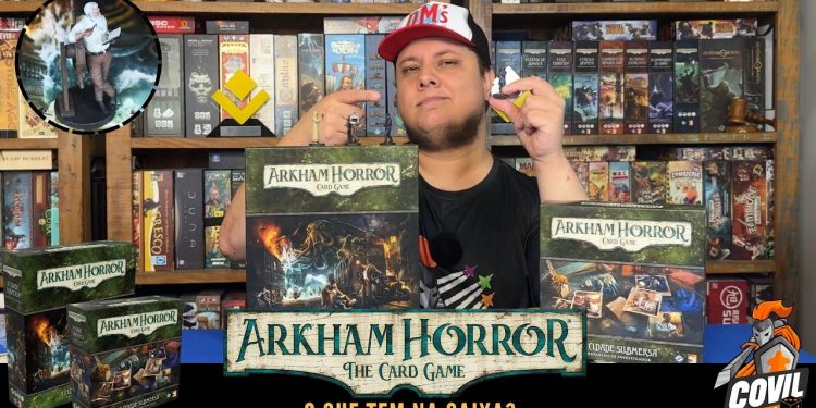 O Que tem na Caixa? Unboxing Arkham Horror – A Cidade Submersa (Expansões)