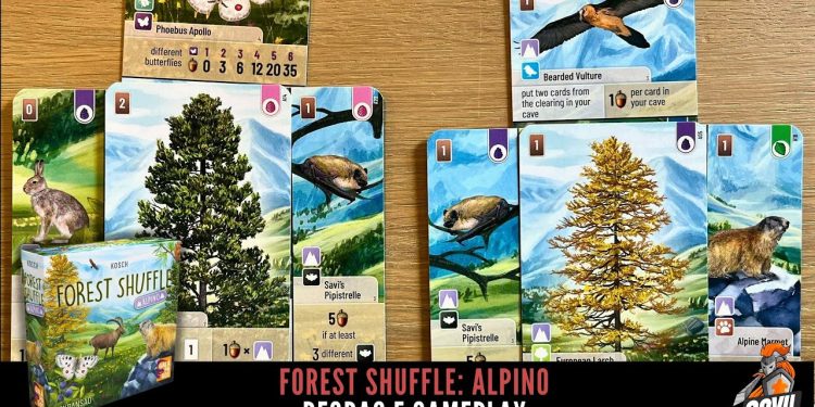 Forest Shuffle Alpino –  Gameplay