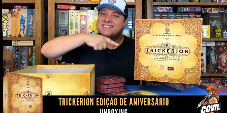 O que tem na Caixa? Unboxing Trickerion Edição de Aniversário