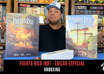 O que tem na Caixa? Unboxing Puerto Rico Edição Especial
