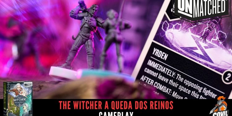 Unmatched The Witcher A Queda dos Reinos –  Regras e Gameplay com Quatro Jogadores