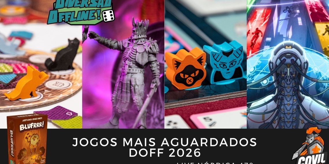 Live Nórdica 478 – Jogos Mais Aguardados do Doff 2026 e os Anúncios da GrokOn!