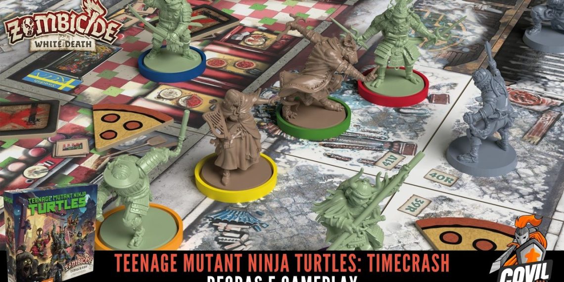 Zombicide White Death Teenage Mutant Ninja Turtles: Timecrash – Regras e Gameplay