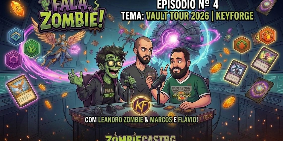 Fala Zombie #004 – Papo sobre Vault Tour 2026 (Keyforge)