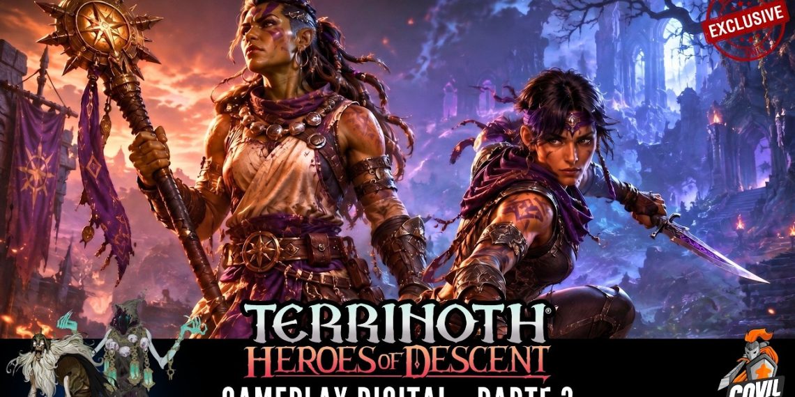 Terrinoth Heroes of Descent –  Gameplay (Covil Digital) #003