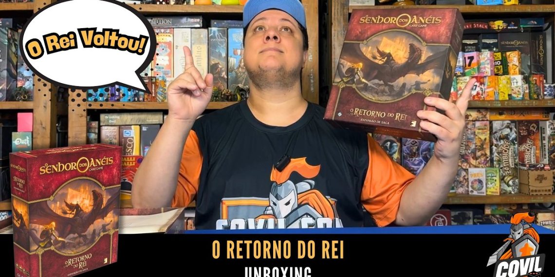 O que tem na Caixa? Unboxing O Senhor dos Anéis O Retorno do Rei