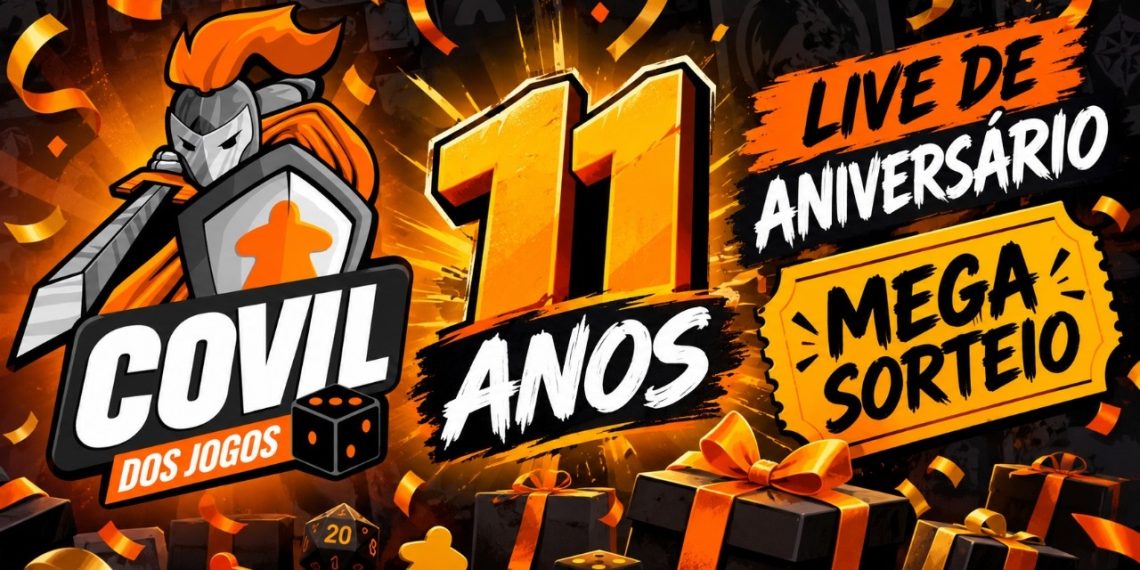 Live Nórdica 491 – 11 Anos de Covil! Mega Sorteio!